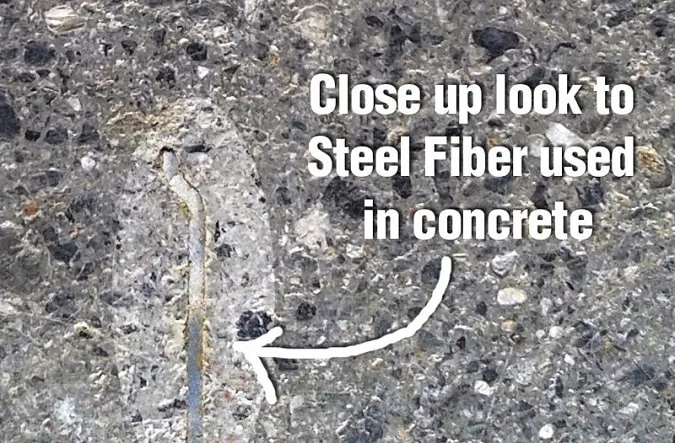 Steel fiber reinforced concrete